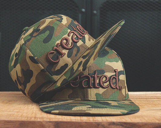 Created Camo Chocolate Hat