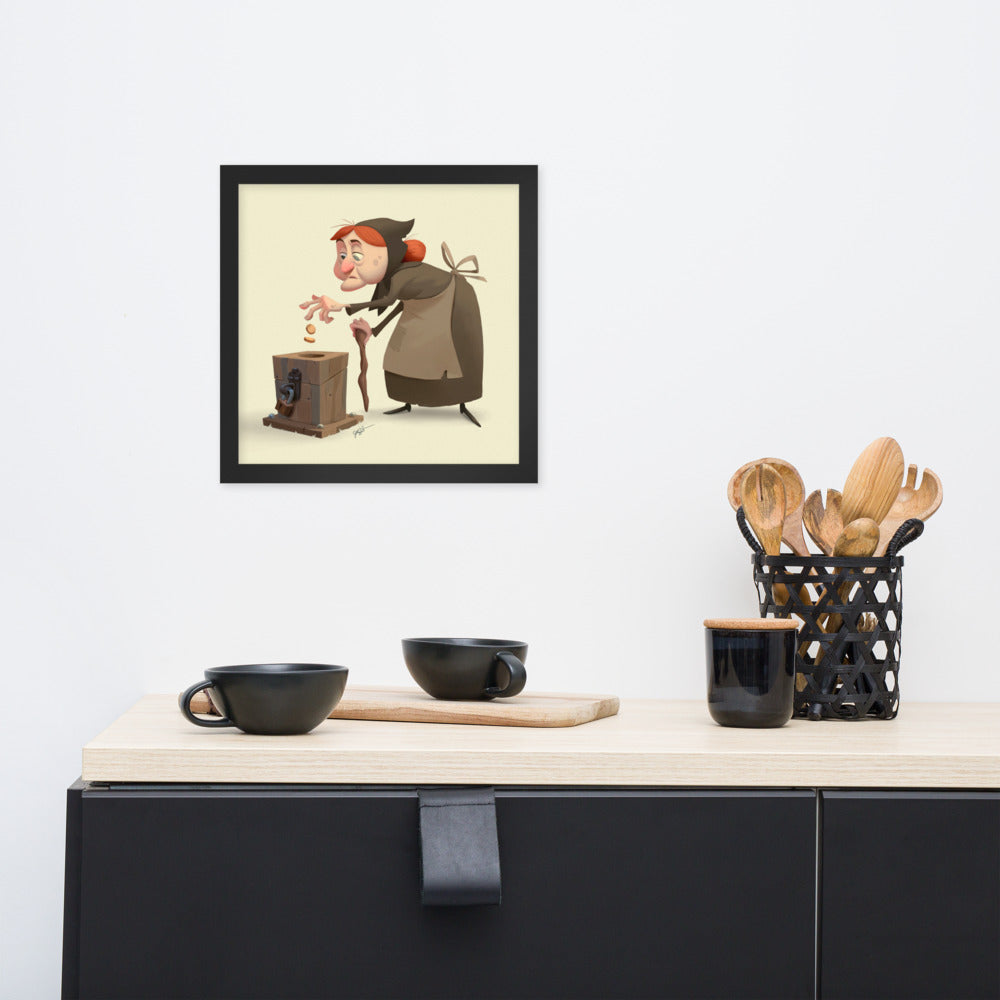 Widow Who Gave Everything Framed poster