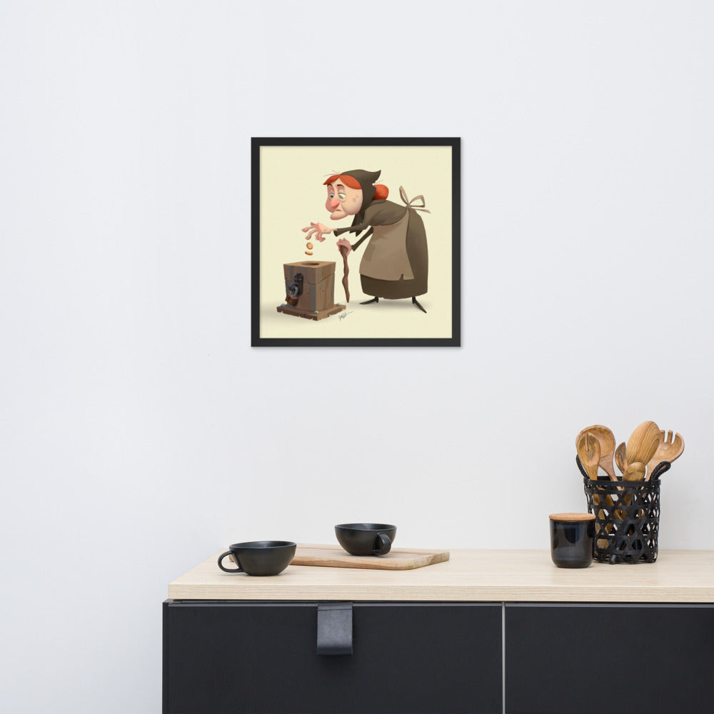 Widow Who Gave Everything Framed poster