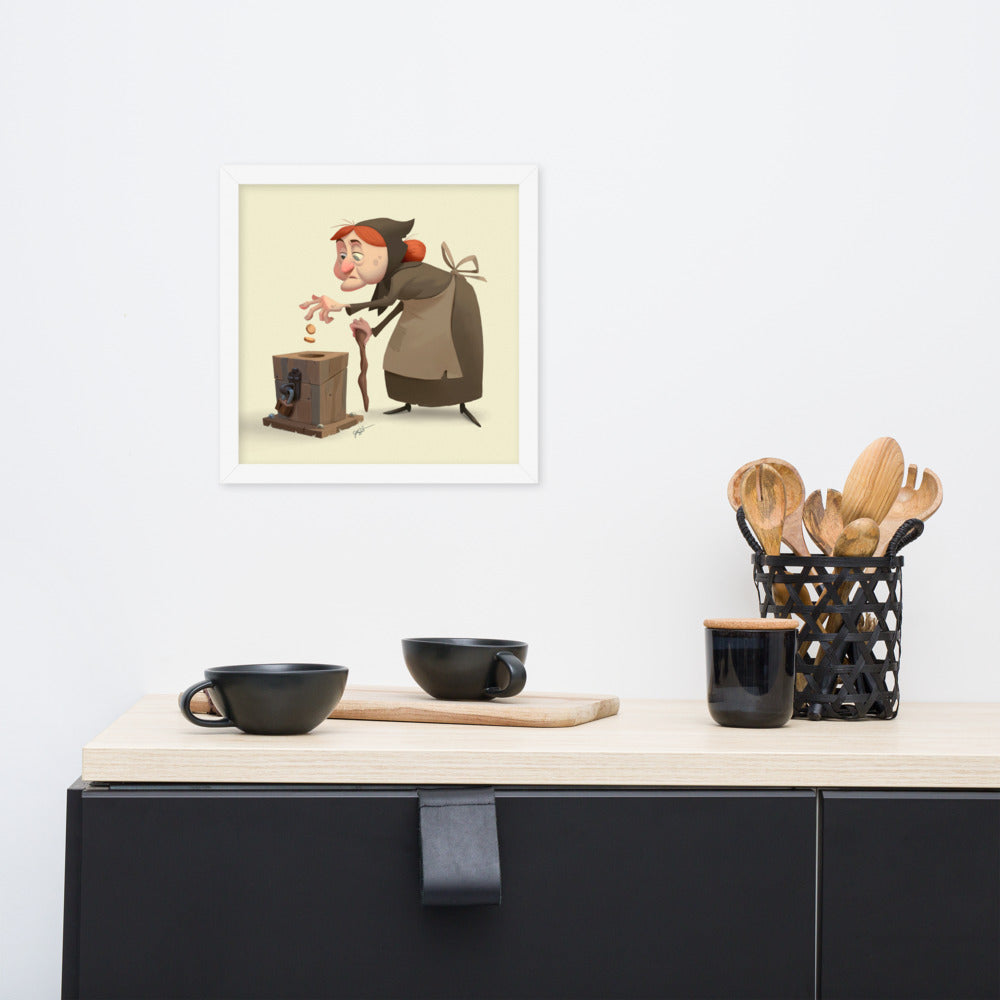 Widow Who Gave Everything Framed poster