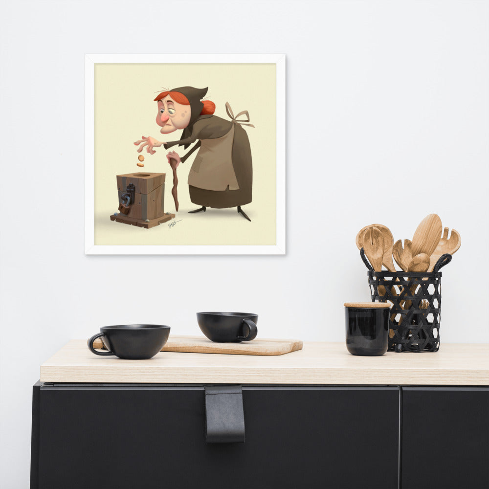 Widow Who Gave Everything Framed poster