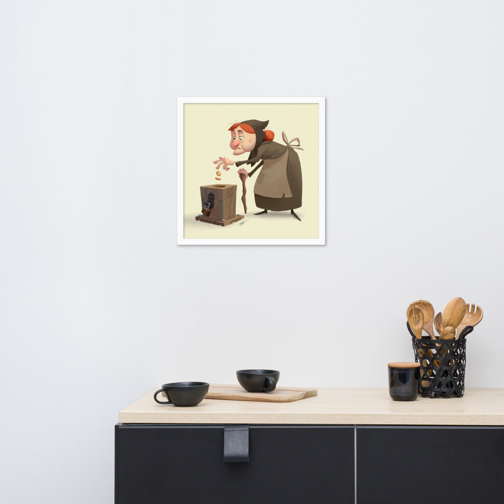 Widow Who Gave Everything Framed poster