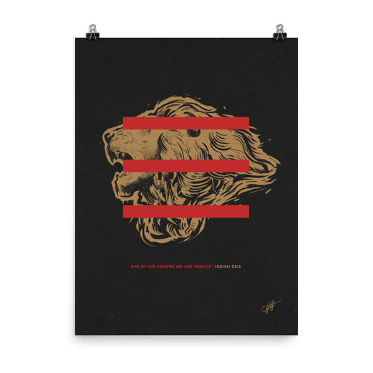 BY HIS STRIPES Poster