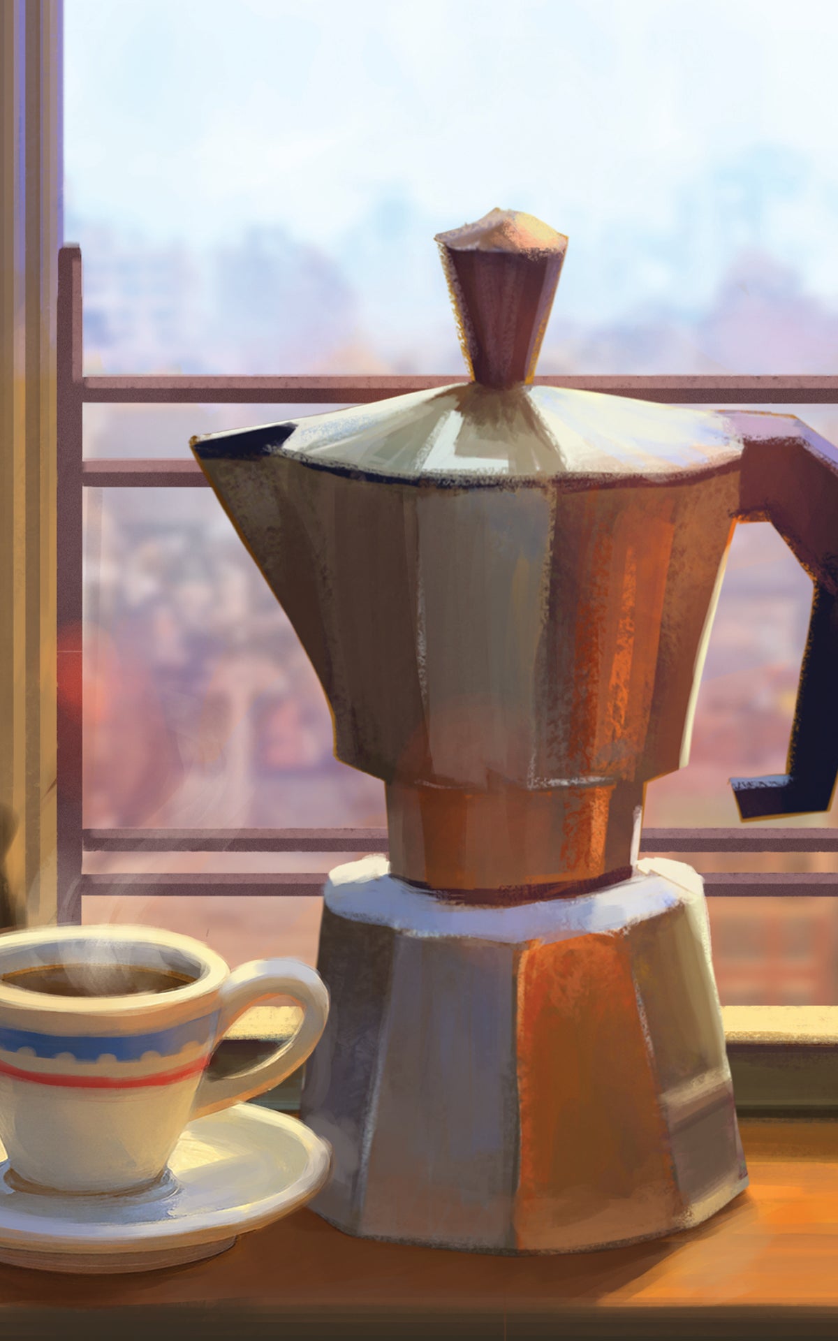 Morning Coffee 5X8