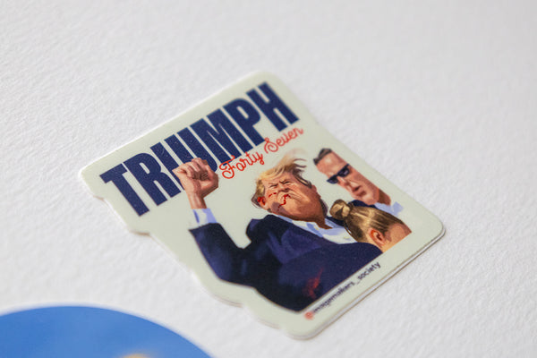 TRUMP 47 (Pin and Stickers)