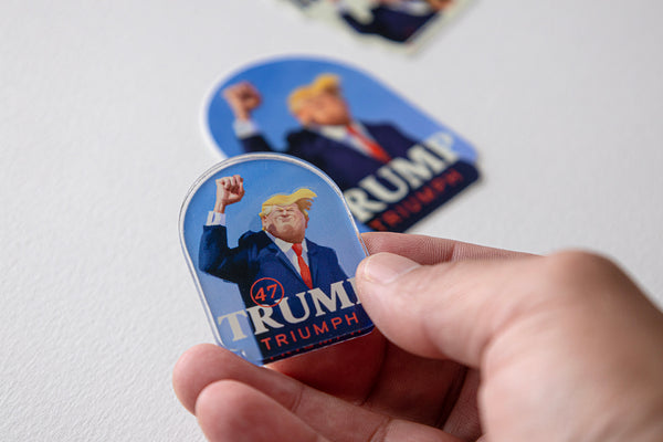 TRUMP 47 (Pin and Stickers)