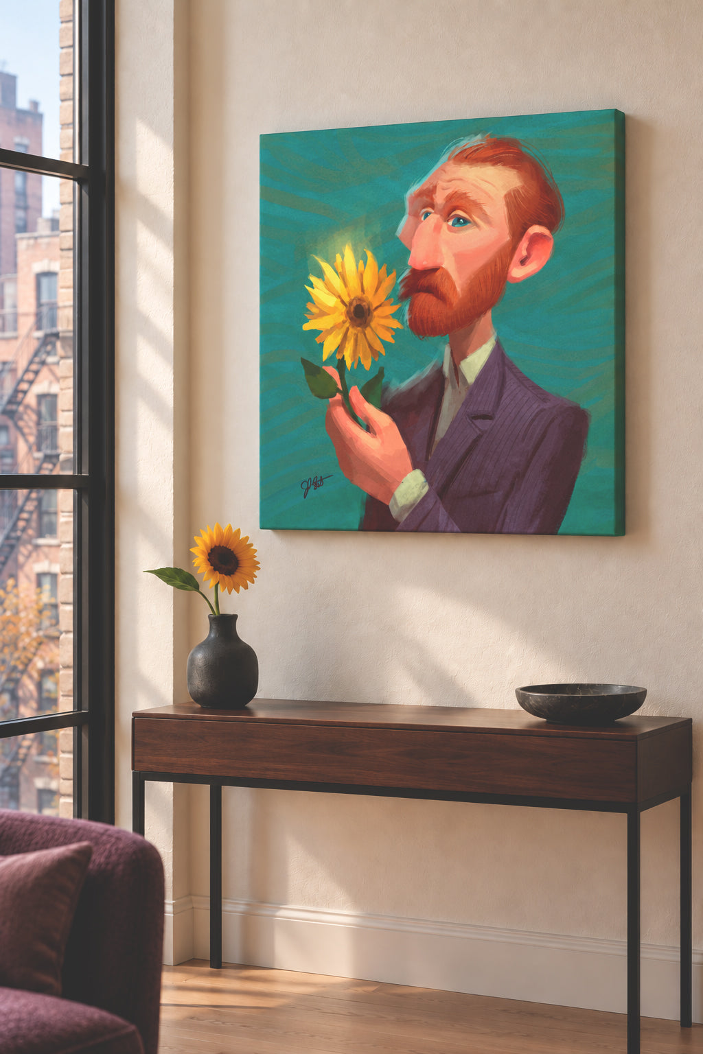 Blooming — Van Gogh Canvas Print